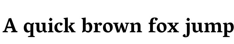 Preview of Vesper Libre Bold font