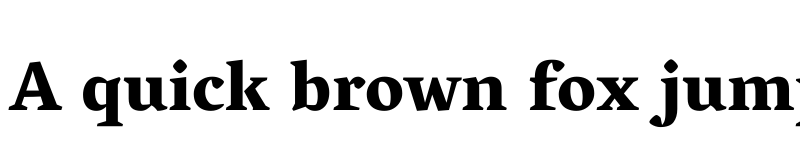 Preview of Vesper Libre Heavy font