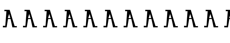 Preview of vhtr Regular font