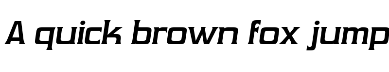 Preview of Vibrocentric Bold Italic font