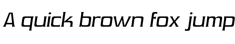 Preview of Vibrocentric Italic font