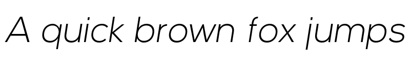 Preview of Vice City Sans Italic Light ItalicLight font