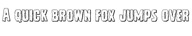 Preview of Vicious Hunger 3D Regular font