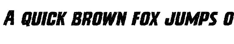 Preview of Vicious Hunger Expanded Italic Expanded Italic font