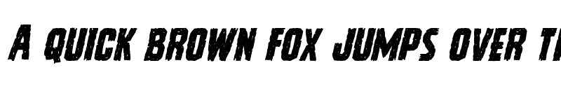 Preview of Vicious Hunger Italic Italic font