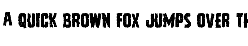 Preview of Vicious Hunger Staggered Regular font