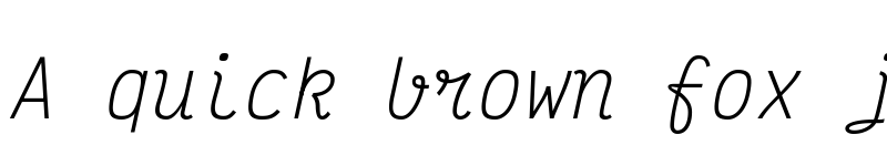 Preview of Victor Mono Thin Italic font