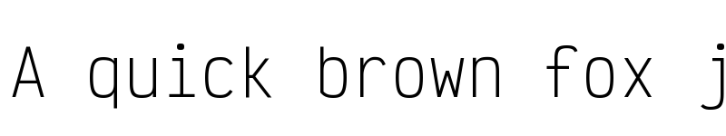 Preview of Victor Mono Thin font