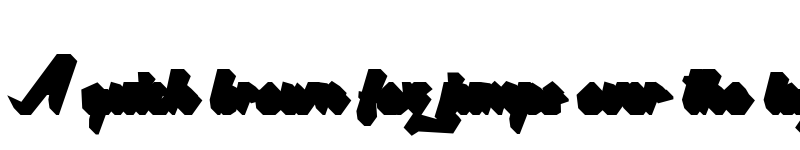 Preview of Victories Extrude font