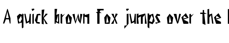 Preview of Viktors Littl Creepy Horror Regular font