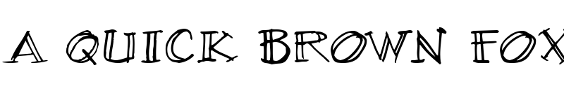 Preview of Village Idiot BB Regular font