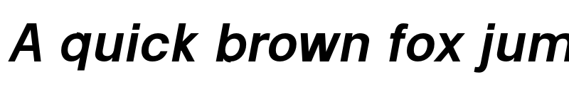 Preview of Vinron BoldOblique font