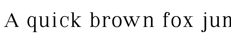 Preview of VIP Roman Regular font