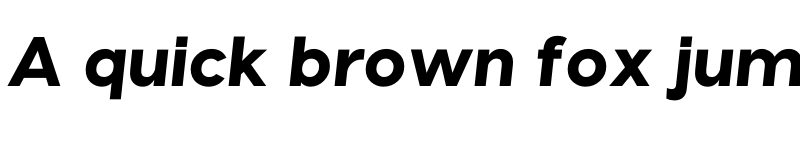 Preview of Visby Heavy Italic font