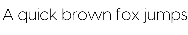 Preview of Visby Light font