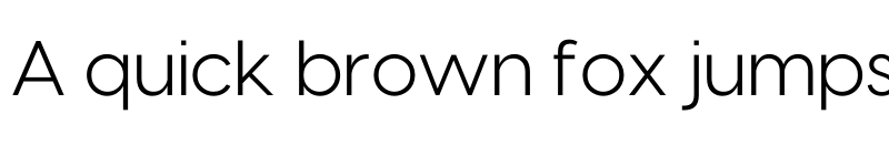 Preview of Visby Regular font