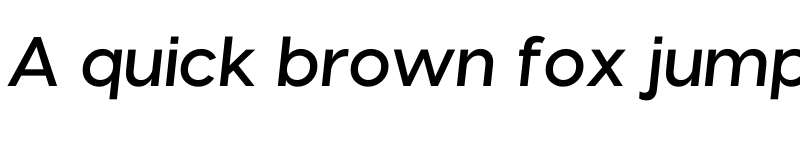 Preview of Visby Semibold Italic font