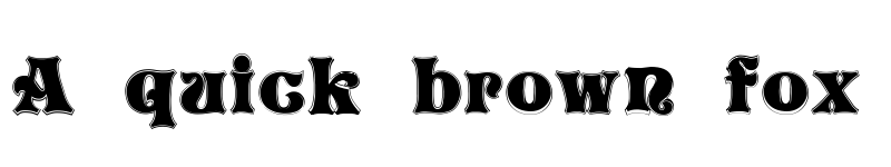 Preview of Vivian Contour font