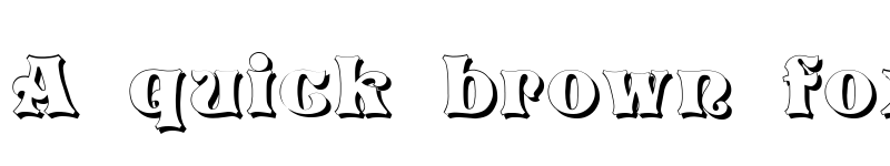 Preview of Vivian Shadow font