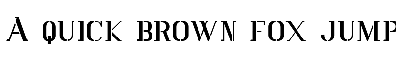 Preview of Vlorens Flower DEMO Stencil font