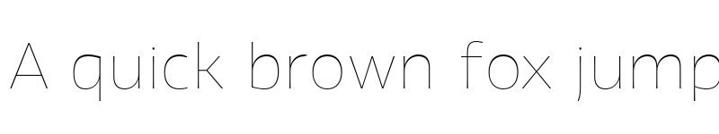 Preview of Vocal Thin font