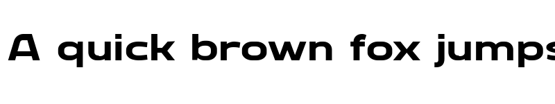 Preview of Vogie Black Expanded font