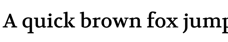 Preview of Volkhov Regular font