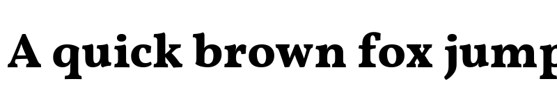 Preview of Vollkorn ExtraBold font