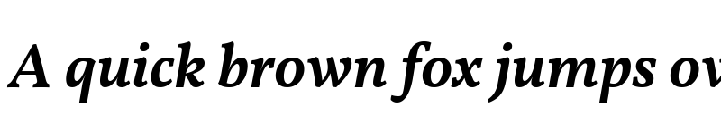 Preview of Vollkorn SemiBold Italic font