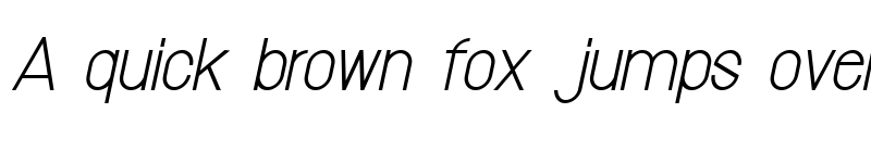 Preview of Volpedo Light Italic Italic font