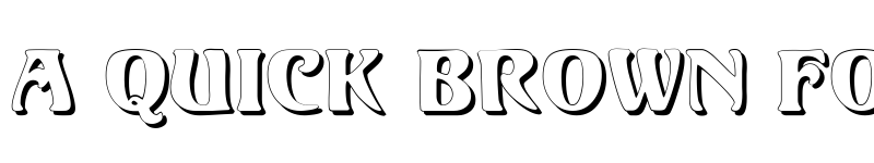 Preview of Volute Shadow font