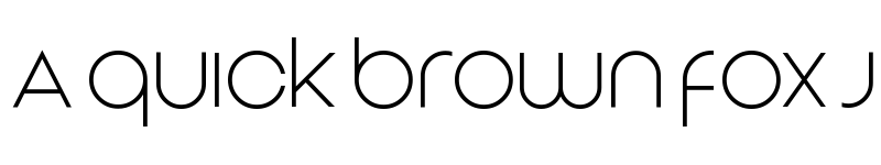 Preview of Vonique 43 Regular font