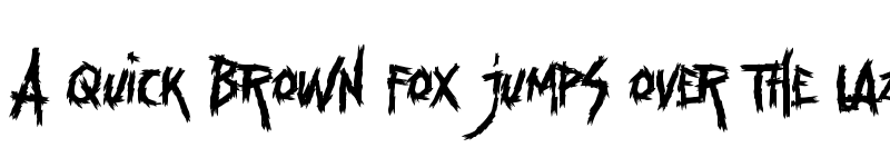 Preview of Voodo Dolls Regular font