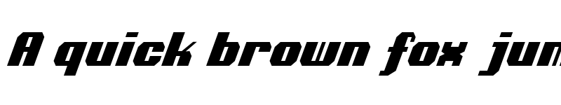 Preview of Voortrekker Condensed Italic Condensed Italic font