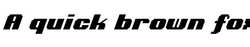 Preview of Voortrekker Italic Italic font