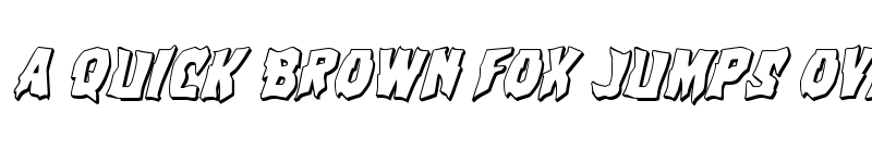 Preview of Vorvolaka 3D Italic Italic font