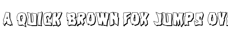 Preview of Vorvolaka 3D Regular font