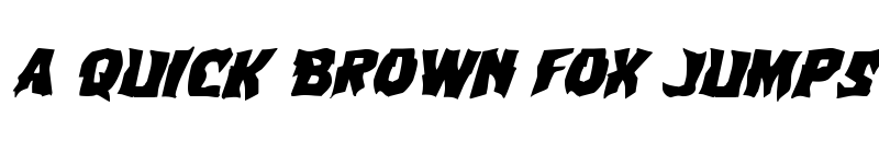 Preview of Vorvolaka Expanded Italic Expanded Italic font