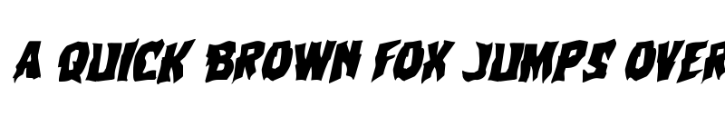 Preview of Vorvolaka Rotalic Italic font