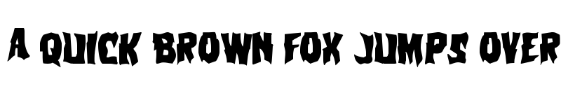 Preview of Vorvolaka Staggered Regular font