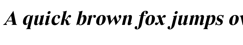 Preview of Vremena Bold Italic font