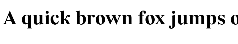 Preview of Vremena Bold font