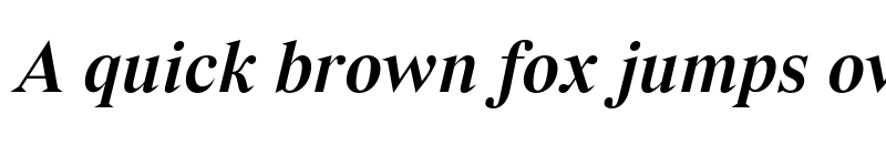 Preview of Vremena Medium Italic font