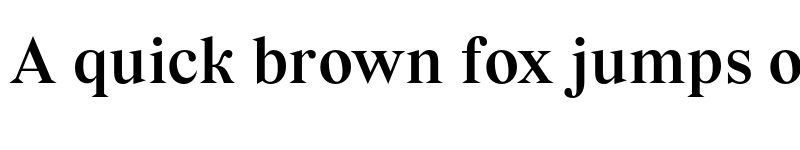 Preview of Vremena Medium font