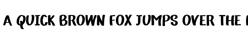 Preview of VTC-KomikaHandOne Regular font