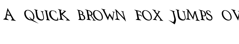 Preview of VTCSwitchbladeRomanceDrunk Regular font