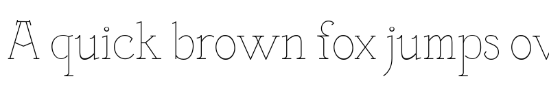 Preview of VTF Victorianna Thin font