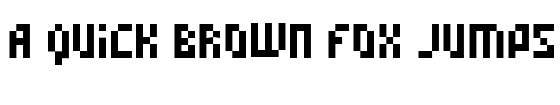 Preview of vtks blocketo Regular font