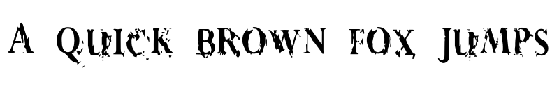 Preview of Vtks Demolition Regular font