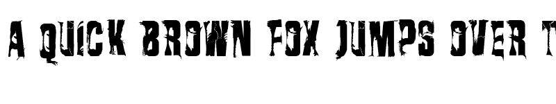 Preview of VTKS RASURADA Regular font